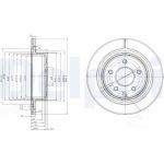 Delphi BG3765 Bremsscheibe Delphi BG3765 Bremsscheibe