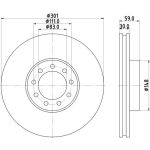 Bremsscheibe 8DD 355 115-531