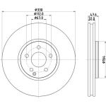 Bremsscheibe 8DD 355 120-961
