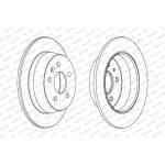 Ferodo DDF861C Bremsscheibe PREMIER Coat+ disc Ferodo DDF861C Bremsscheibe PREMIER Coat+ disc