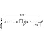 BOSCH 1 987 481 921 Bremsschlauch BOSCH 1 987 481 921 Bremsschlauch