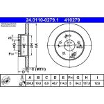 Bremsscheibe 24.0110-0279.1