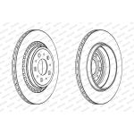 Ferodo DDF1551C Bremsscheibe PREMIER Ferodo DDF1551C Bremsscheibe PREMIER