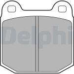 Delphi LP1814 Bremsbelagsatz, Scheibenbremse Delphi LP1814 Bremsbelagsatz, Scheibenbremse