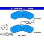 ATE 13.0460-4861.2 Bremsbelagsatz, Scheibenbremse ATE 13.0460-4861.2 Bremsbelagsatz, Scheibenbremse