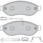 Valeo 598891 Bremsbelagsatz, Scheibenbremse Valeo 598891 Bremsbelagsatz, Scheibenbremse
