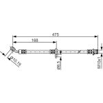 BOSCH 1 987 481 327 Bremsschlauch