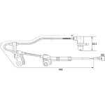 Sensor, Raddrehzahl 0 265 006 676 Sensor, Raddrehzahl 0 265 006 676
