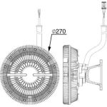 Kupplung, Kühlerlüfter CFC 243 000P