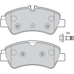 Valeo 601543 Bremsbelagsatz, Scheibenbremse Valeo 601543 Bremsbelagsatz, Scheibenbremse