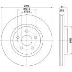 Bremsscheibe 8DD 355 122-411 Bremsscheibe 8DD 355 122-411