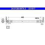 Bremsschlauch 24.5126-0474.3