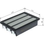 BOSCH F 026 400 091 Luftfilter