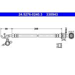 ATE 24.5276-0240.3 Bremsschlauch