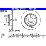 Bremsscheibe 24.0109-0181.1