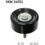 Umlenk-/Führungsrolle, Keilrippenriemen VKM 34051 Umlenk-/Führungsrolle, Keilrippenriemen VKM 34051