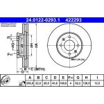 Bremsscheibe 24.0122-0293.1