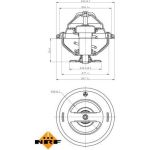Thermostat, Kühlmittel 725137 Thermostat, Kühlmittel 725137
