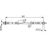 BOSCH 1 987 481 788 Bremsschlauch