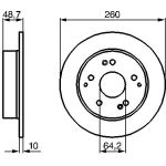 Bremsscheibe 0 986 479 225 Bremsscheibe 0 986 479 225