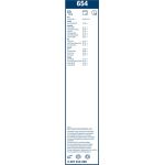 BOSCH 654 Scheibenwischer Twin 3 397 010 299