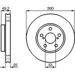Bremsscheibe 0 986 478 451 Bremsscheibe 0 986 478 451