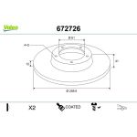 Bremsscheibe 672726