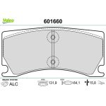 Valeo 601660 Bremsbelagsatz, Scheibenbremse