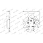Ferodo DDF2137RC-1 Bremsscheibe PREMIER Ferodo DDF2137RC-1 Bremsscheibe PREMIER