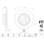 Bremsscheibe 0 986 479 166 Bremsscheibe 0 986 479 166