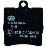 Bremsbelagsatz, Scheibenbremse 8DB 355 008-461 Bremsbelagsatz, Scheibenbremse 8DB 355 008-461