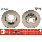 TRW DF2553 Bremsscheibe TRW DF2553 Bremsscheibe