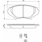 Bremsbelagsatz, Scheibenbremse 0 986 494 220 Bremsbelagsatz, Scheibenbremse 0 986 494 220