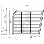 Luftfilter ADBP220074 Luftfilter ADBP220074