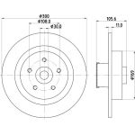 Bremsscheibe 8DD 355 123-441
