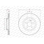 Ferodo DDF2835VC-1 Bremsscheibe PREMIER Ferodo DDF2835VC-1 Bremsscheibe PREMIER