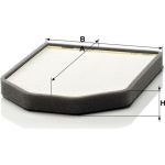 MANN-FILTER CU 2949-2 Innenraumfilter, Partikelfilter MANN-FILTER CU 2949-2 Innenraumfilter, Partikelfilter