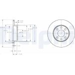 Bremsscheibe BG3567 Bremsscheibe BG3567