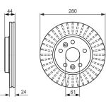 Bremsscheibe 0 986 479 611 Bremsscheibe 0 986 479 611