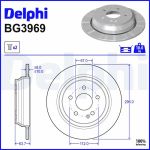 Bremsscheibe BG3969 Bremsscheibe BG3969