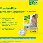 MANN-FILTER FP 26 028-2 Innenraumfilter FreciousPlus Aktivkohlefilter mit Polyphenol, antibakteriell, Feinstaubfilter (PM 2.5)