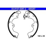 ATE 03.0137-0257.2 Bremsbackensatz ATE 03.0137-0257.2 Bremsbackensatz
