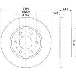 Bremsscheibe 8DD 355 115-521 Bremsscheibe 8DD 355 115-521