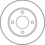 Bremsscheibe DF1526 Bremsscheibe DF1526
