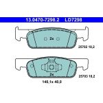 ATE 13.0470-7298.2 Bremsbelagsatz, Scheibenbremse Ceramic ATE 13.0470-7298.2 Bremsbelagsatz, Scheibenbremse Ceramic