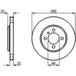 Bremsscheibe 0 986 478 036 Bremsscheibe 0 986 478 036
