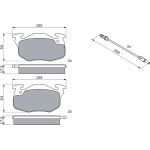 Bremsbelagsatz, Scheibenbremse 0 986 469 860 Bremsbelagsatz, Scheibenbremse 0 986 469 860