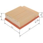 BOSCH F 026 400 437 Luftfilter BOSCH F 026 400 437 Luftfilter