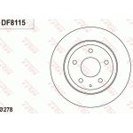 Bremsscheibe DF8115 Bremsscheibe DF8115