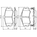 BOSCH 0 986 494 426 Bremsbelagsatz, Scheibenbremse BOSCH 0 986 494 426 Bremsbelagsatz, Scheibenbremse